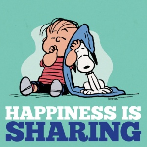 happiness is sharing